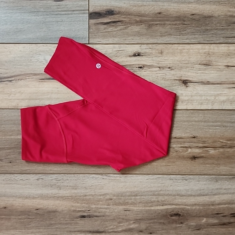 Lululemon Base Pace High-Rise Crop, 23", 4, Dark Red